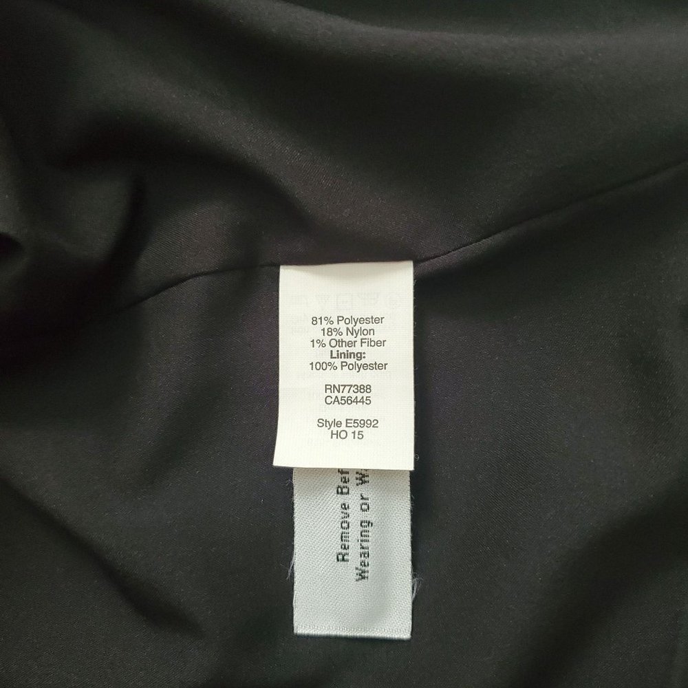 Madewell 1937 Women's Black Midnight Speckle Cut Out Mini Cocktail Dress Size 6 - Picture 11 of 16